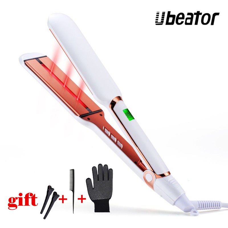Ubeator Máy Duỗi Tóc Hồng Ngoại Bằng Sứ Ceramic Chuyên Nghiệp