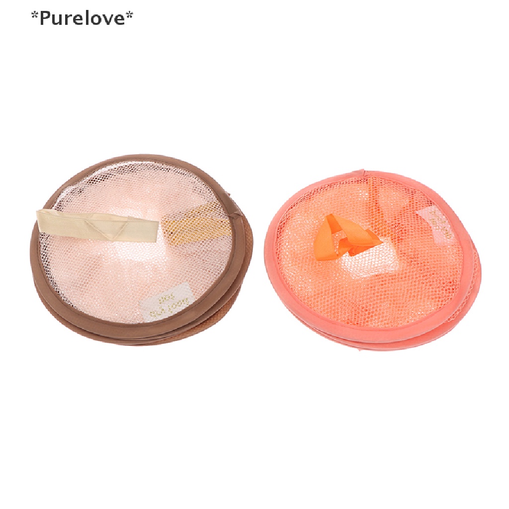 Purelove Túi Lưới Treo 3 Tầng Có Khóa Kéo Dùng Để Đựng Đồ Khô
