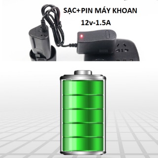 Bộ pin và sac 12v