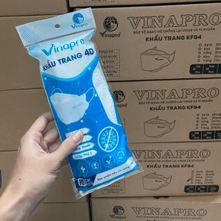 Khẩu trang chuẩn 4D KF94 VINAPRO ( 1 thùng / 300 cái )