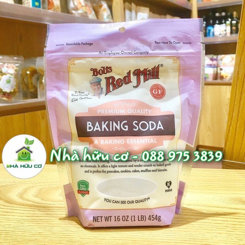 Date 9 2023 - baking soda muối nở bob s red mill 454gr - ảnh sản phẩm 1