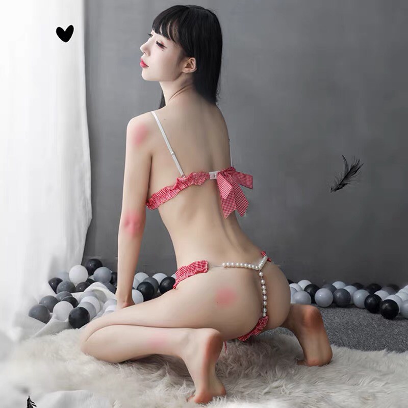 Đồ lót Sexy gợi cảm caro dây chuối hạt | BigBuy360 - bigbuy360.vn