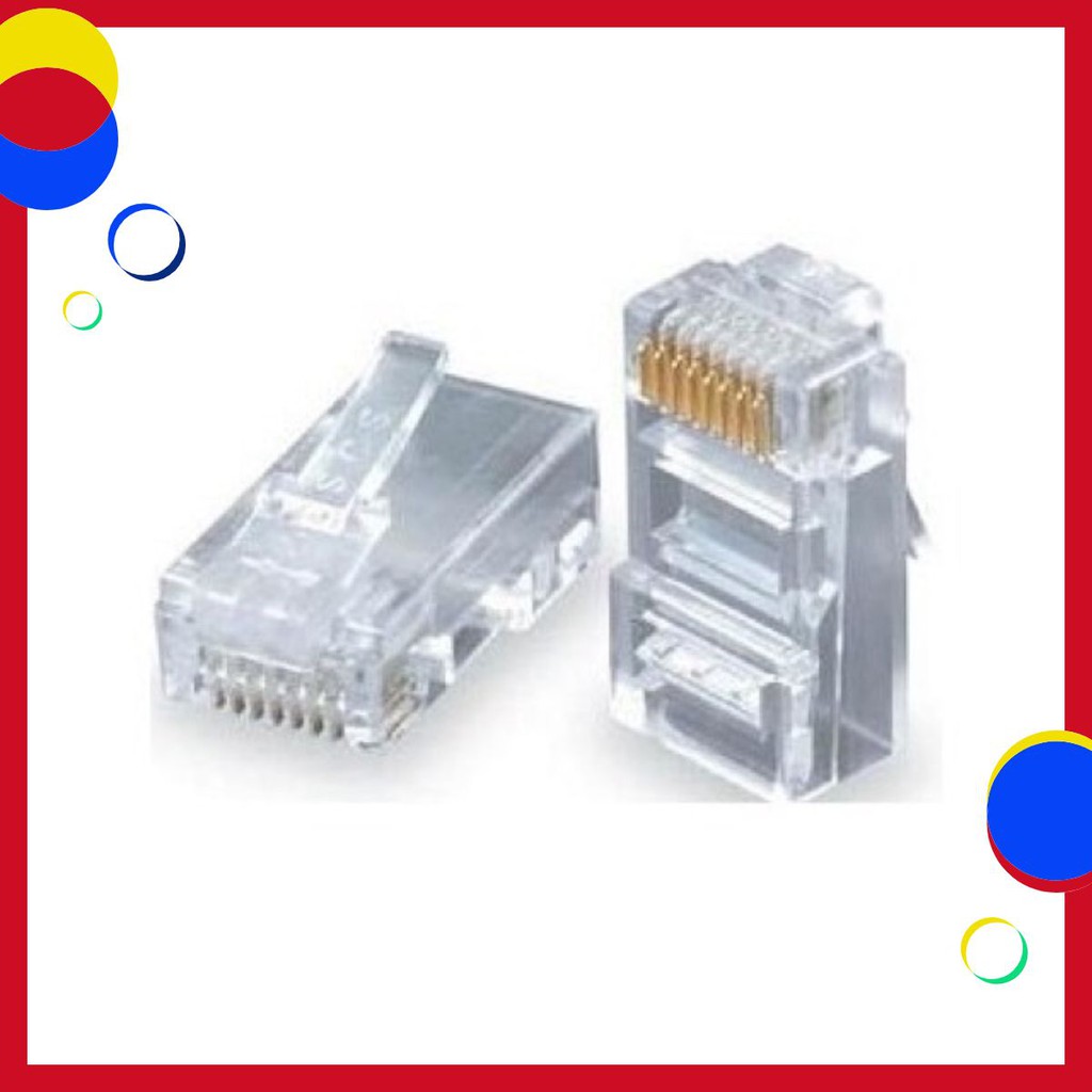 Hạt mạng RJ45 COB túi 1000 hạt chất lượng cực tốt