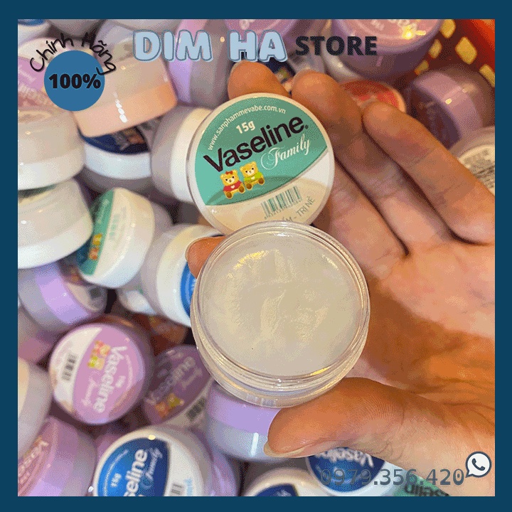Kem Nẻ Vaseline Family Gấu - 15 Gram Ảnh Thật
