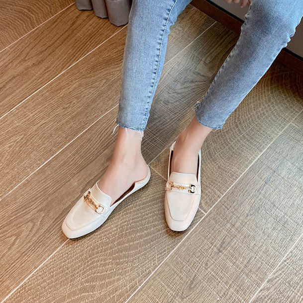 Giày Lười Da Mềm Đế Bằng Kiểu Anh Thiết Kế Dễ Thương Cho Nữ | BigBuy360 - bigbuy360.vn