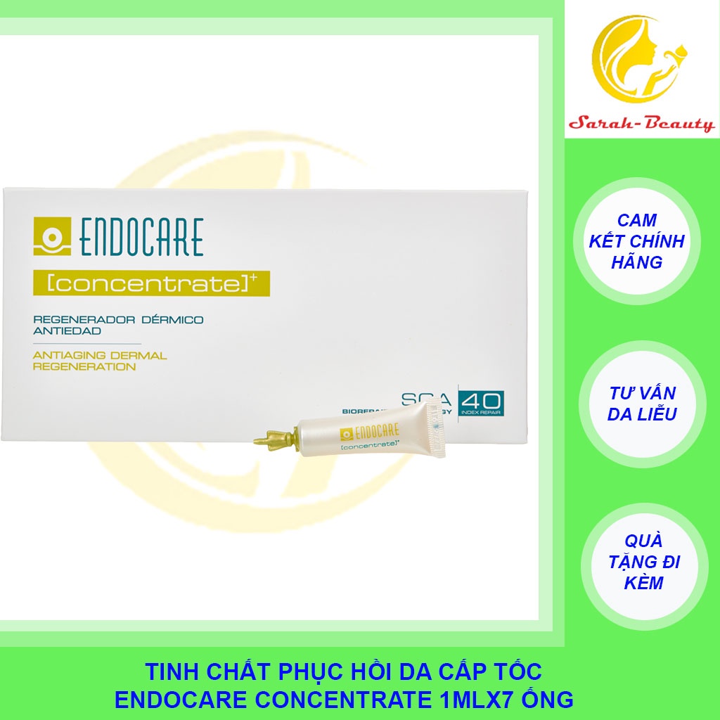 TÁI TẠO PHỤC HỒI, DƯỠNG ẨM,SAU PEEL...NGĂN CHẶN TĂNG SẮC TỐ-ENDOCARE CONCENTRATE 1MLX7 ỐNG