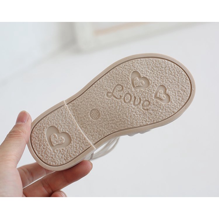 Xăng Đan Da Cổ Cao Thoải Mái Thời Trang Mùa Hè Cho Bé Gái 1-8 Tuổi