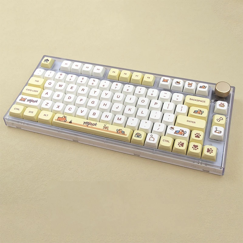 138 Keys PBT XDA Keycap Phím Lắp Cho Bàn Phím Cơ Keycaps