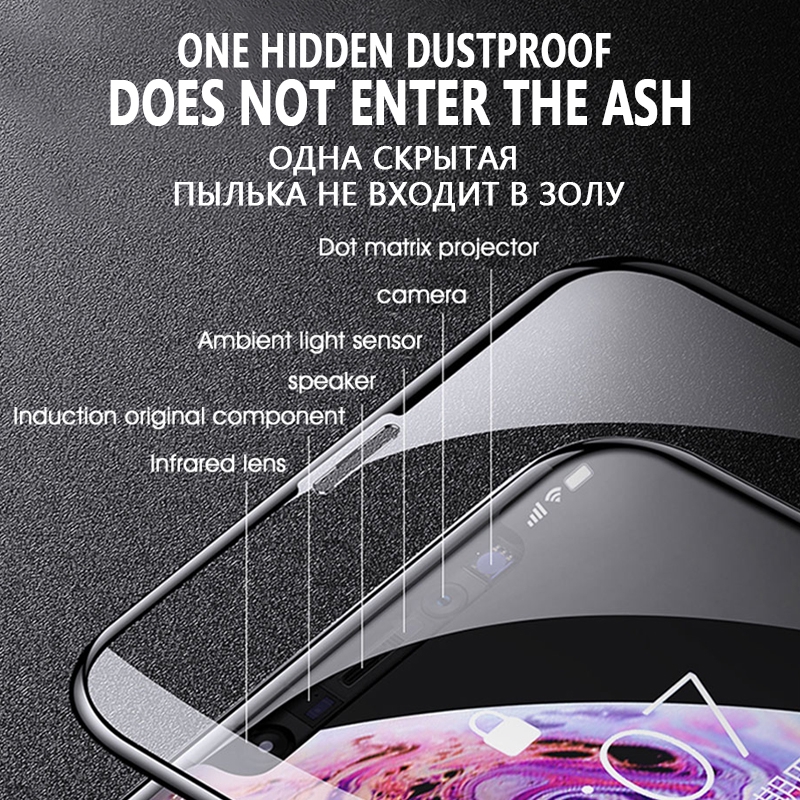 Kính Cường Lực 9D HD Bảo Vệ Toàn Màn Hình Cho iPhone 11 Pro XS MAX XR X 10 SE 7 8 6s Plus