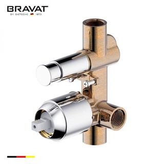 Bộ trộn vòi chậu âm tường bravat d9100cp-eng