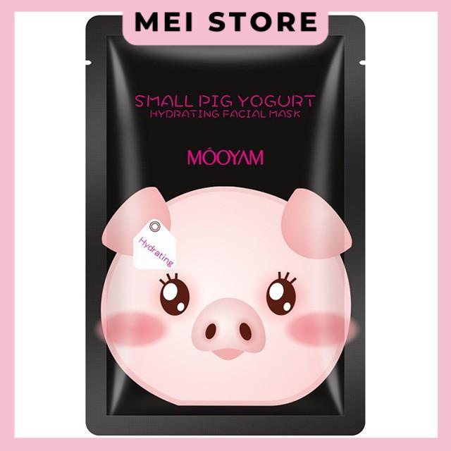 Mặt Nạ Heo Trắng Đen MÔOYAM Small Pig Yogurt Tinh Chất Sữa Chua Dướng Da Cấp Ẩm