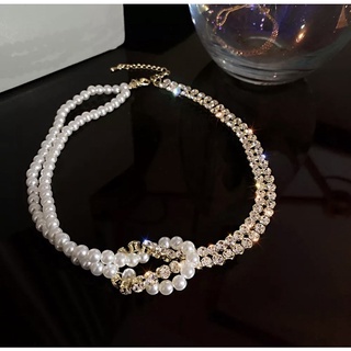 Vòng cổ Ngọc trai siêu cute phong cách Hàn quốc cho các nàng