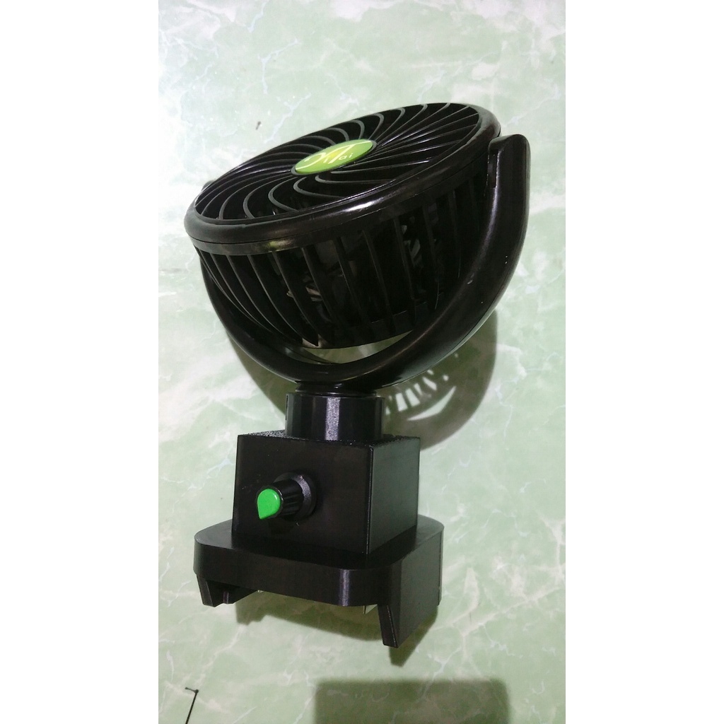 Quạt chân pin makita phổ thông, xoay 360, có điều chỉnh tốc độ gió