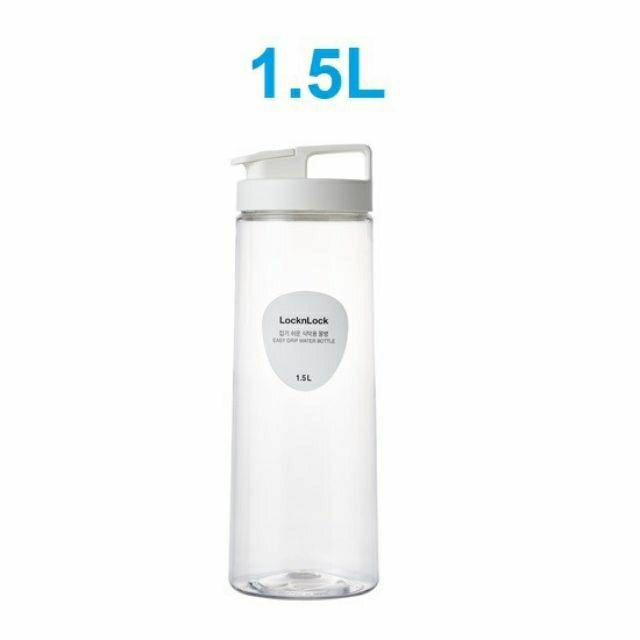 Bình Nước Lock&Lock Easy Grip Water Bottle 1.5L Nắp Trắng HAP814 Bình To Khủng lồ Giá Ưu đãi
