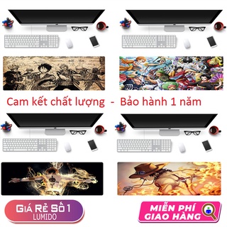 Miếng Lót Chuột Gaming Bàn Phím Máy Tính Cỡ Lớn Cao Cấp Chuyên Game Anime LUMIDO