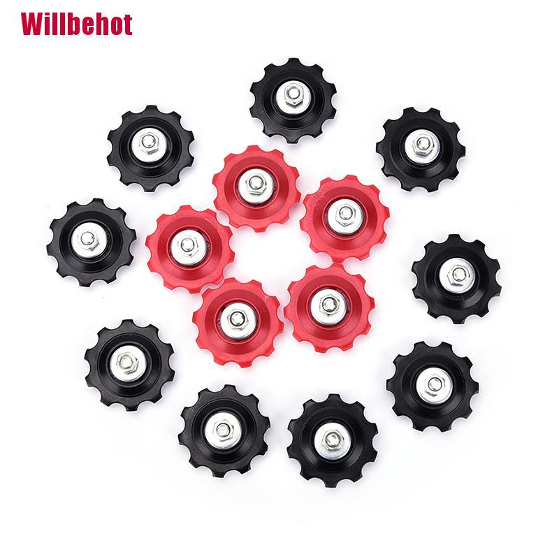 [Willbehot] 1Pcs Mountain Bike Bicycles Cycling Rear Derailleur Guide Roller Jockey Wheel [Hot]