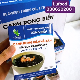 Canh rong biển hải sản