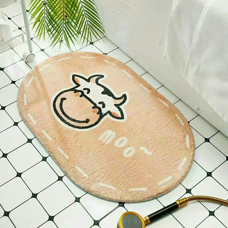 Thảm Lau Chân Lông Cừu Mềm Mịn Siêu Thấm Nước  Kích Thước 40 x60 cm