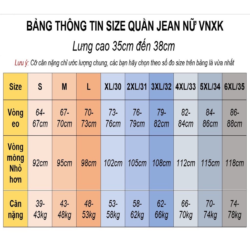 Quần đùi jean bigsize từ [size S đến 35] QJ654