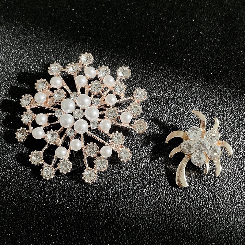 Trâm Cài Áo Đính Đá Ngọc Trai Cao Cấp Phong Cách Hàn Quốc