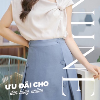 CHÂN VÁY XANH CÚC ELISE