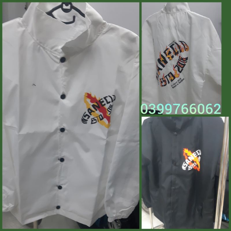 𝗡𝗘𝗪 𝗔𝗥𝗥𝗜𝗩𝗔𝗟  Áo Khoác Dù 2 lớp Unisex có form rộng XL )