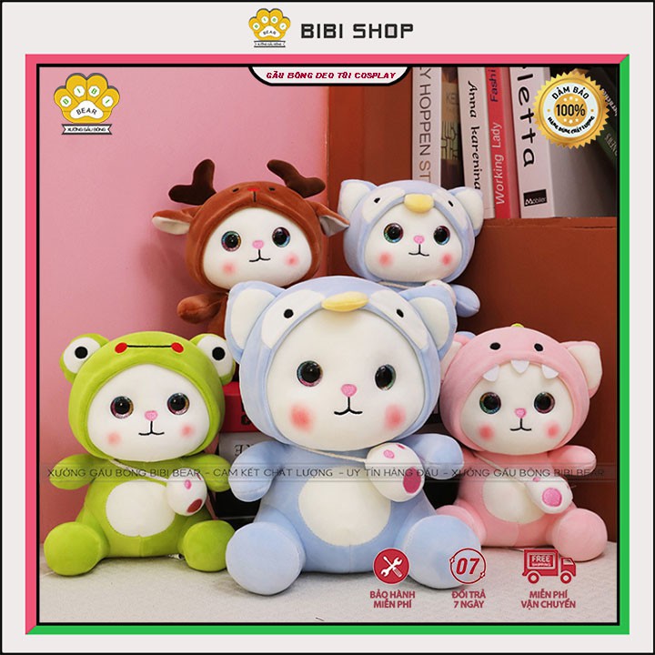 ❤️Sale Khủng❤️ Thú bông đeo túi cosplay siêu xinh chất nhung mềm mịn kích thước 35cm -Thú nhồi bông sang trọng