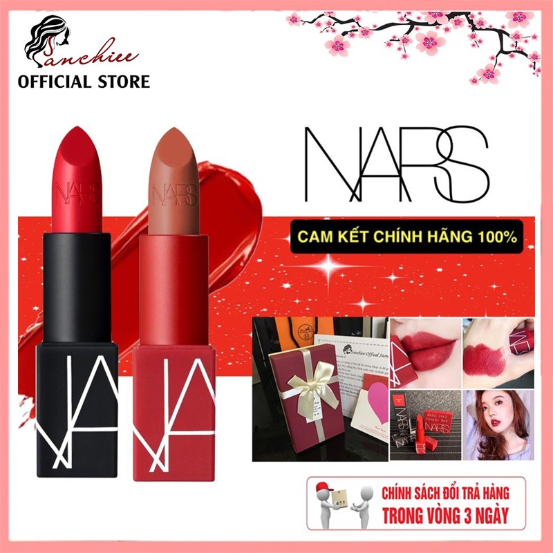 Son Môi Cao Cấp NARS  Hot 2021. cung cấp độ ẩm, ngăn ngừa tình trạng khô và nứt nẻ.