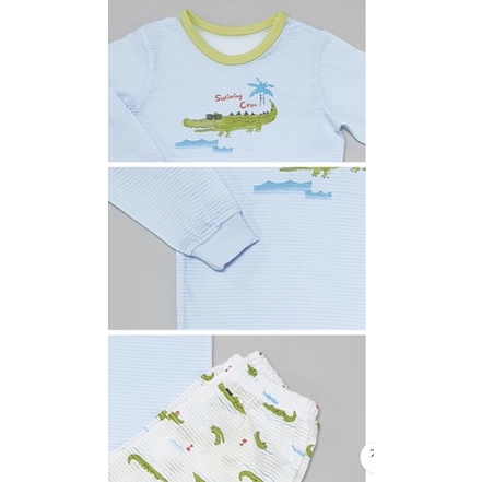 Bộ cotton giấy tay dài thu đông xuất hàn cho bé vnxk