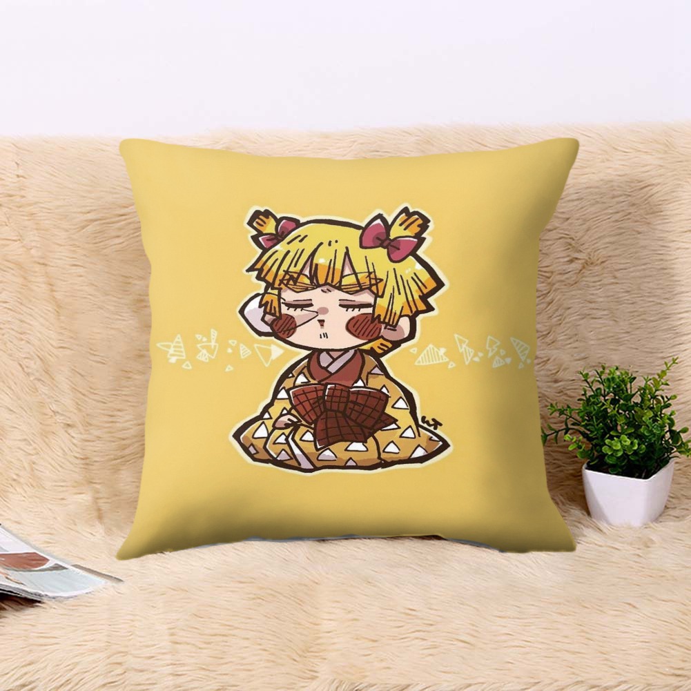 Áo Gối 45x45cm In Hình Nhân Vật Anime Độc Đáo