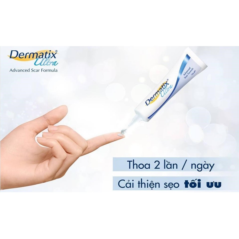 Gel Làm Giảm Sẹo Lồi, Seọ Phì Đại Dermatix Ultra (7g-15g)