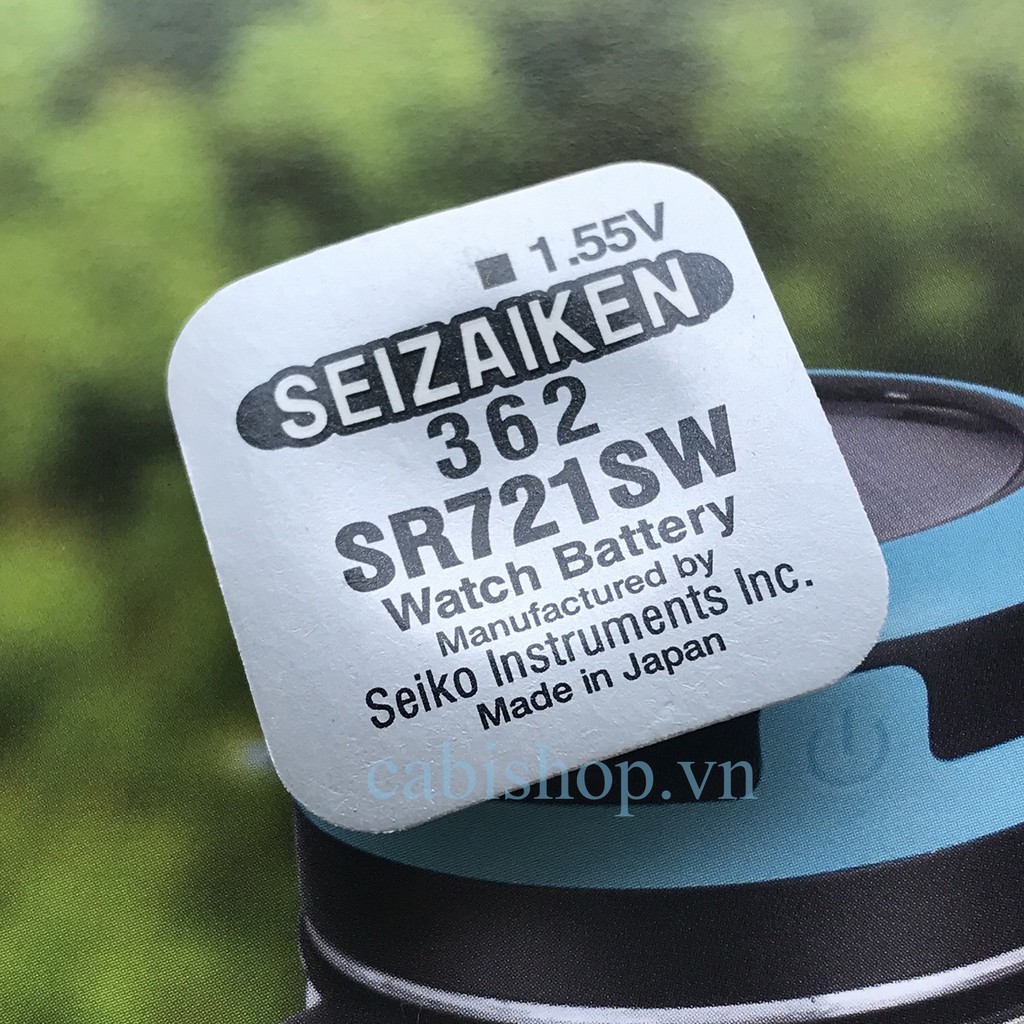 Pin Seizaiken 721 - SR721SW - SR721 - 362 - AG11 Của Hãng Seiko - Pin Đồng Hồ Đeo Tay Chính Hãng