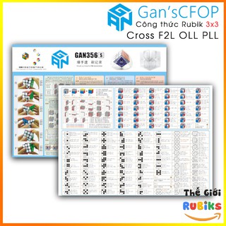 GAN's CFOP - Công thức nâng cao khối Rubik 3x3 Cross F2L OLL PLL - Trò chơi trí tuệ | Zalora.vn