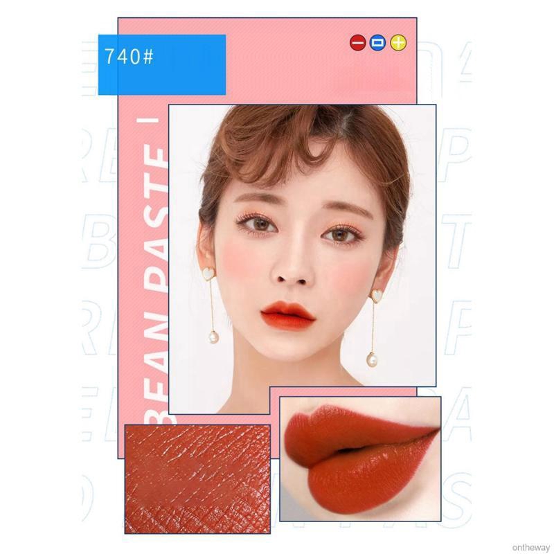 ✨4 Colors Matte Velvet Lipsticks Easy To Colors Lipgloss-Set Cigarette Case Lip Set