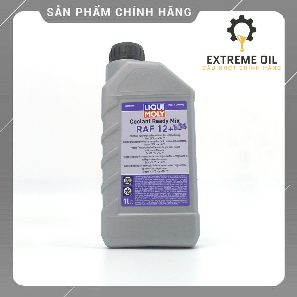 Nước làm mát pha sẵn Liqui Moly Coolant Ready Mix RAF 12 Plus 6924, nước mát xe máy