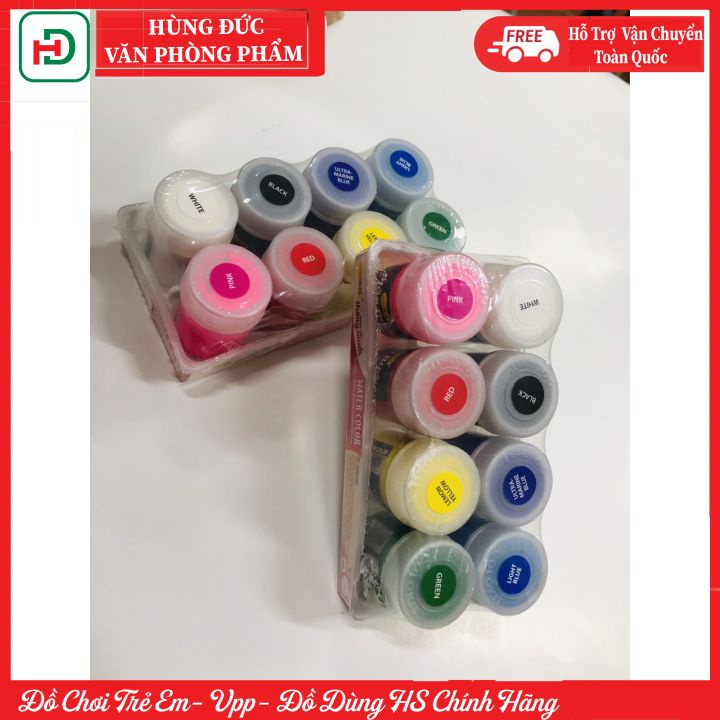 Màu nước 8 màu WACO 03 Thiên Long không độc hại cho trẻ em