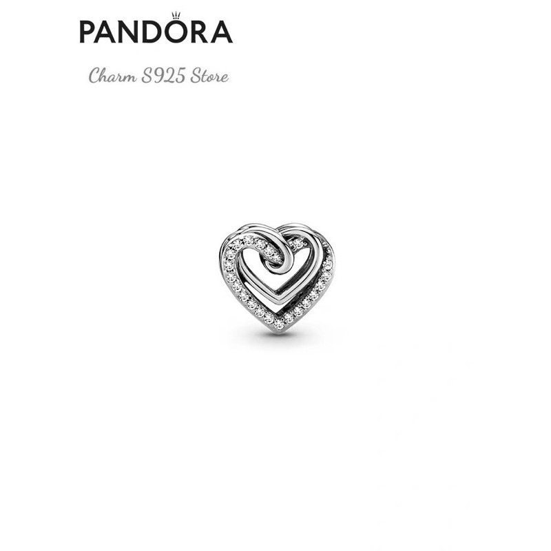 combo bộ vòng tay pan tình yêu vĩnh cửu mix 5 hạt charm hoa hồng bạc s925 cao cấp