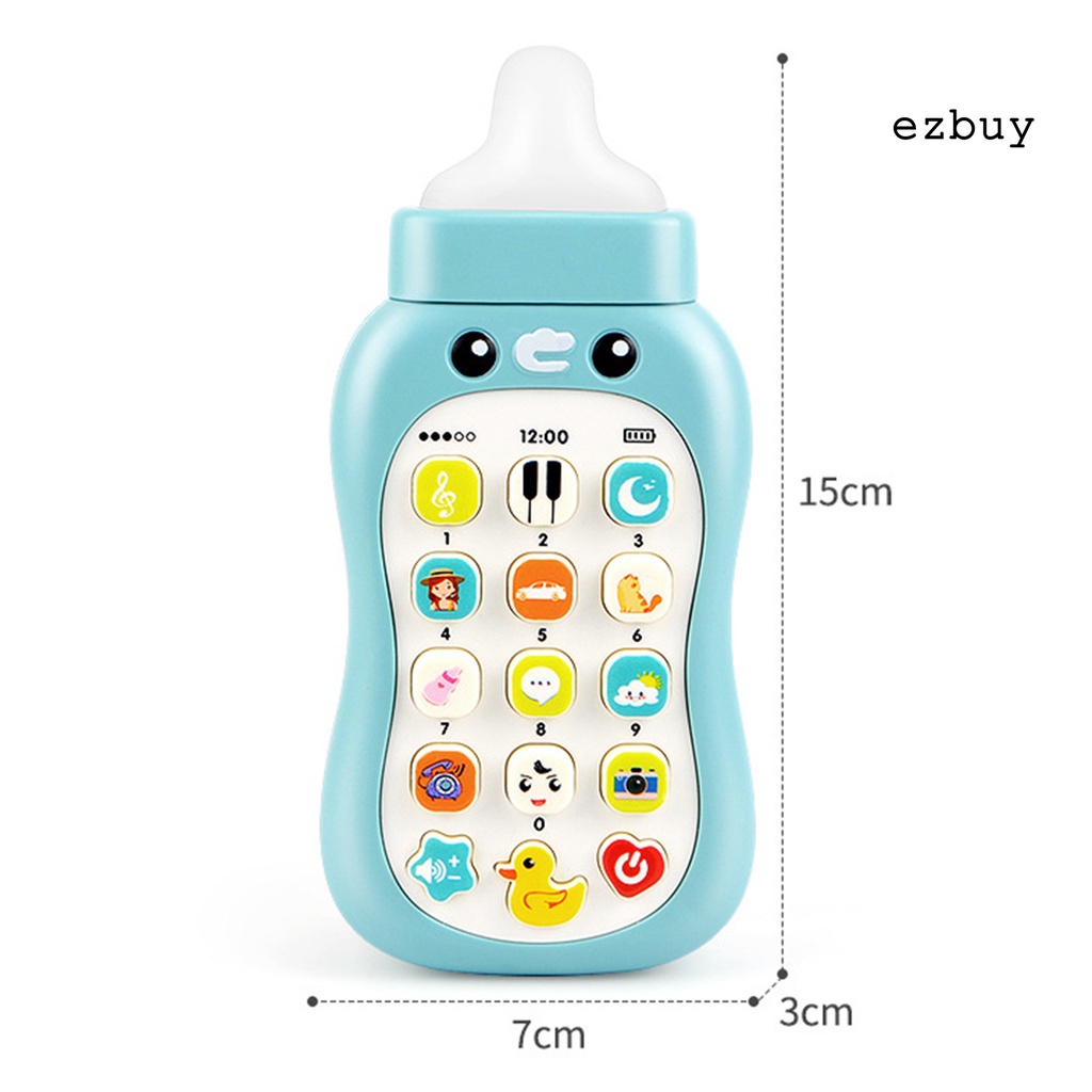 Điện thoại đồ chơi hình bình sữa bằng nhựa ABS dành cho bé