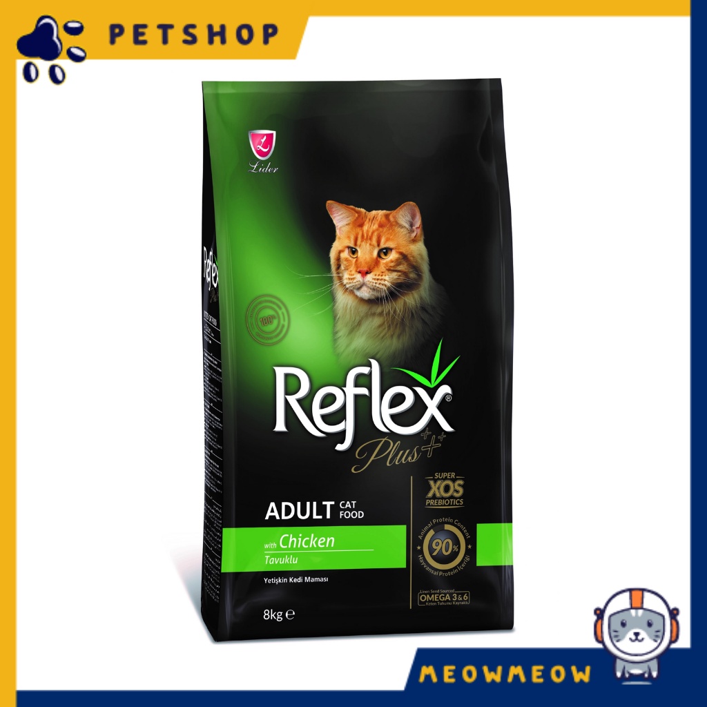 Hạt cho mèo REFLEX PLUS | Túi 8KG | Hạt dinh dưỡng cho mèo.