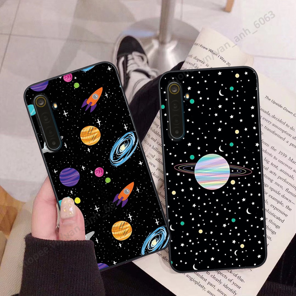 Ốp Realme 6 / 6 Pro hình bầu trời, phi hành gia đẹp, ốp lưng điện thoại realme viền dẻo cao cấp