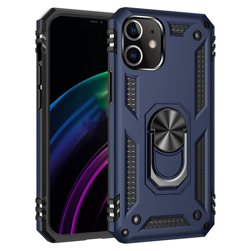 Ốp Điện Thoại Kiểu Giáp Chống Sốc Kèm Giá Đỡ Nhẫn Cho iPhone 14 13 12 11 Pro MAX X XR XS MAX 8 7 + SE 2020