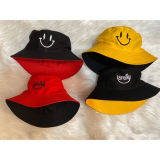Mũ bucket mặt cười 2 mặt - mũ vành tròn thời trang