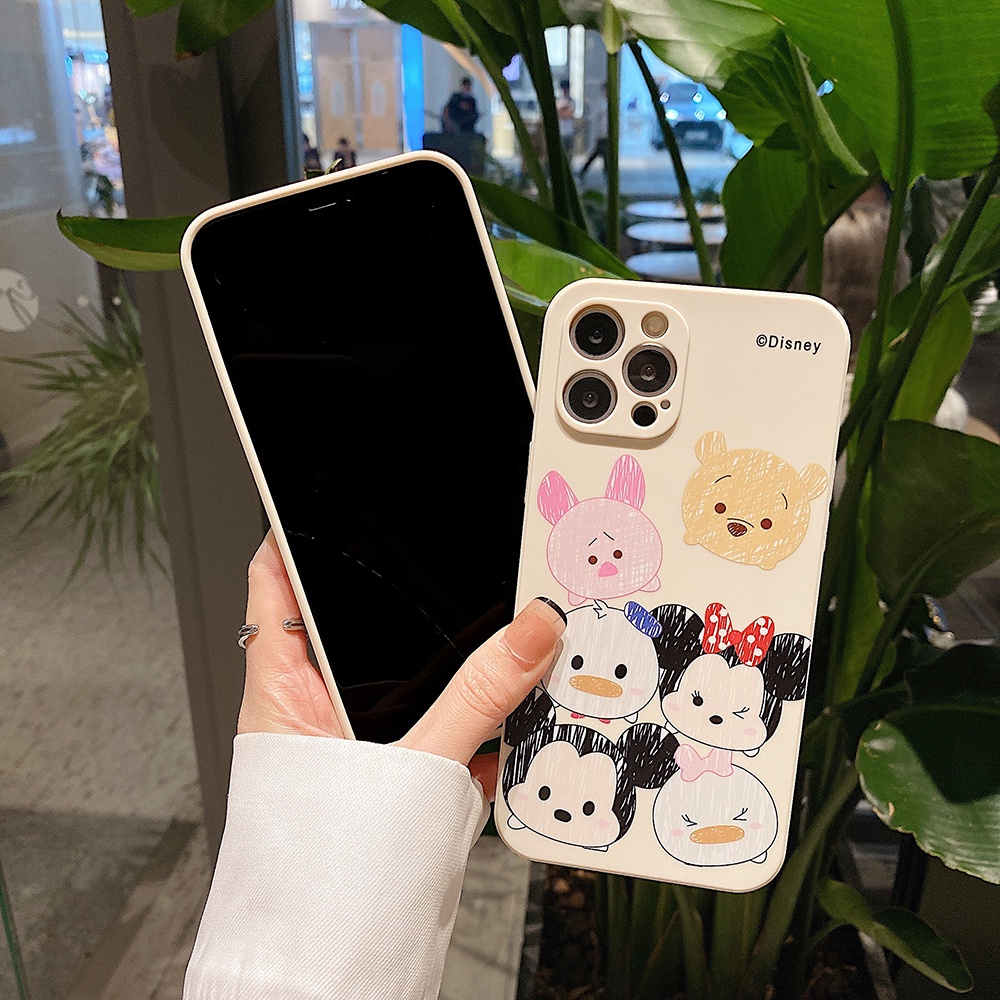 Ốp Điện Thoại Vẽ Hoạt Hình Disney Cho iPhone 7 / 7 plus 8 / 8 / plus / X / XR / XS / 11 / 12 / 13 / Pro / Max / plus / Promax
