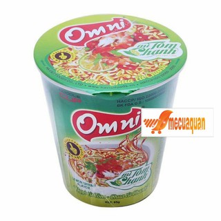 Thùng mì ly tôm chanh Omni 65g * 24ly