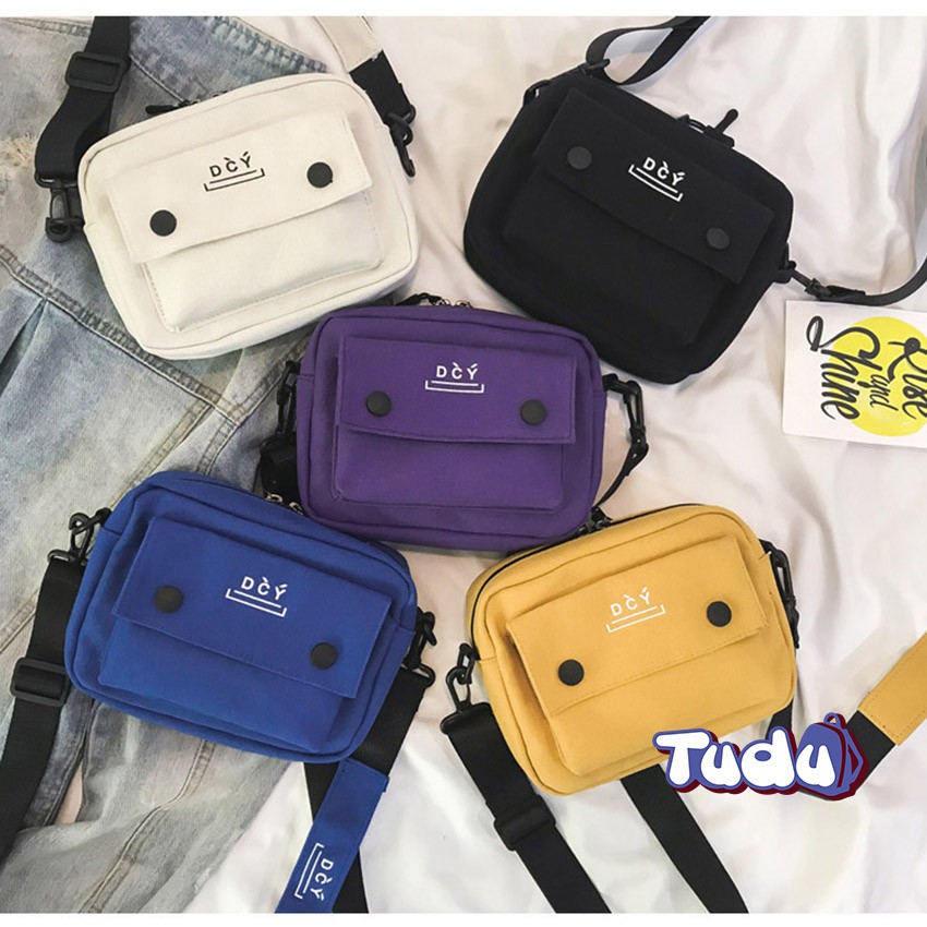 Xả kho mẫu cũ Túi Đeo Chéo Nữ Tudu, Túi Đựng Điện Thoại Vải Canvas Dễ Thương Phong Cách Thời Trang Hàn Quốc CN223