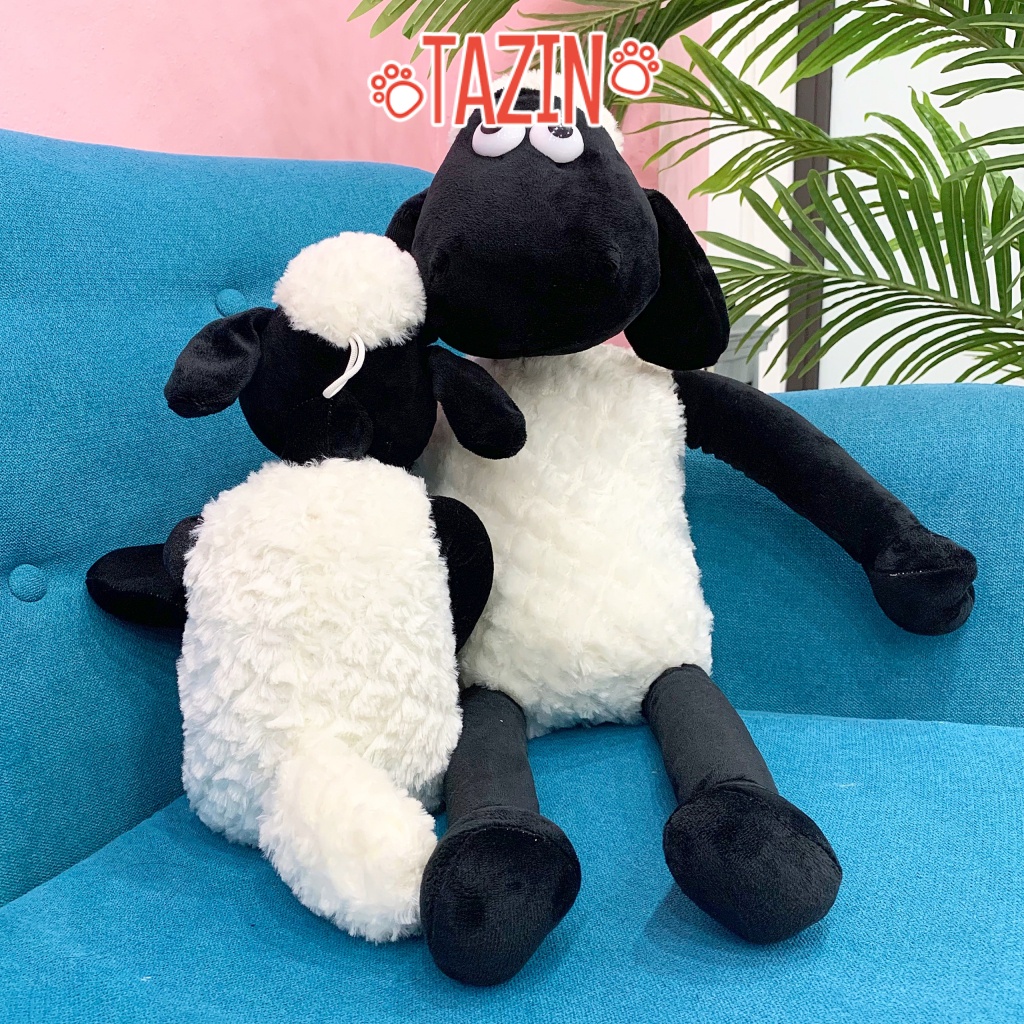 Gấu bông con cừu shaun the sheep cho bé, thú bông cừu cho bé cao cấp TAZIN