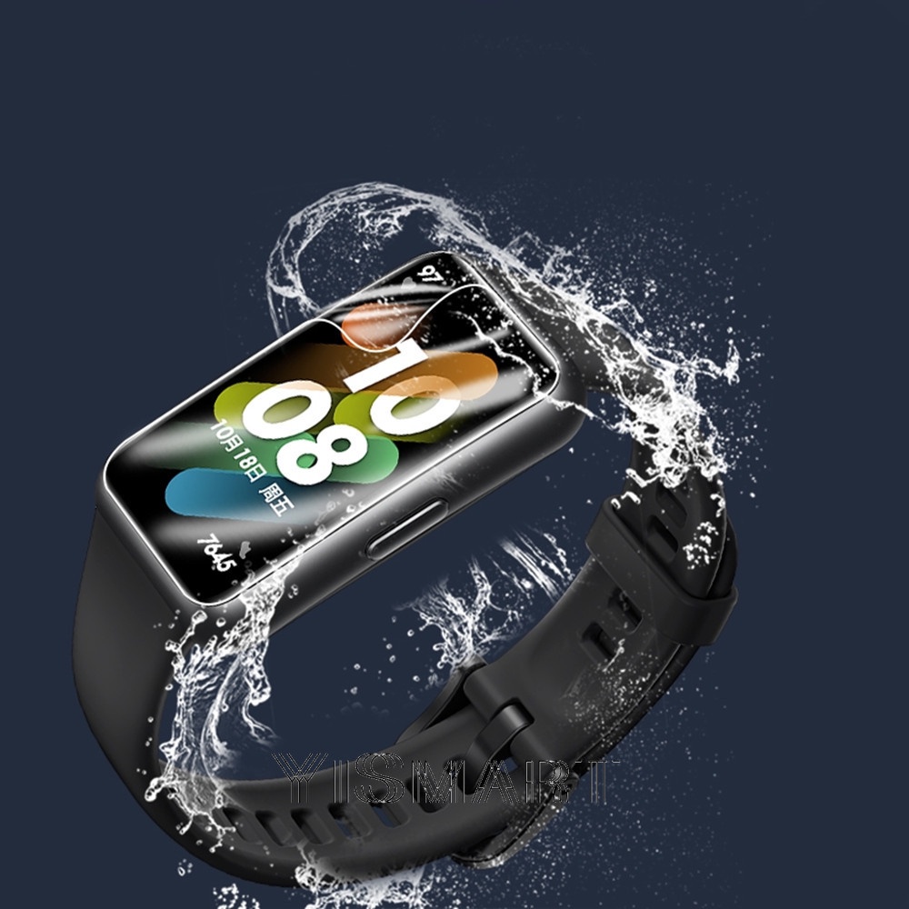 Miếng Dán Bảo Vệ Màn Hình Bằng TPU Hydrogel Mềm HD 3D Cho Huawei Band 7 6 pro Hauwei Band7 Kính