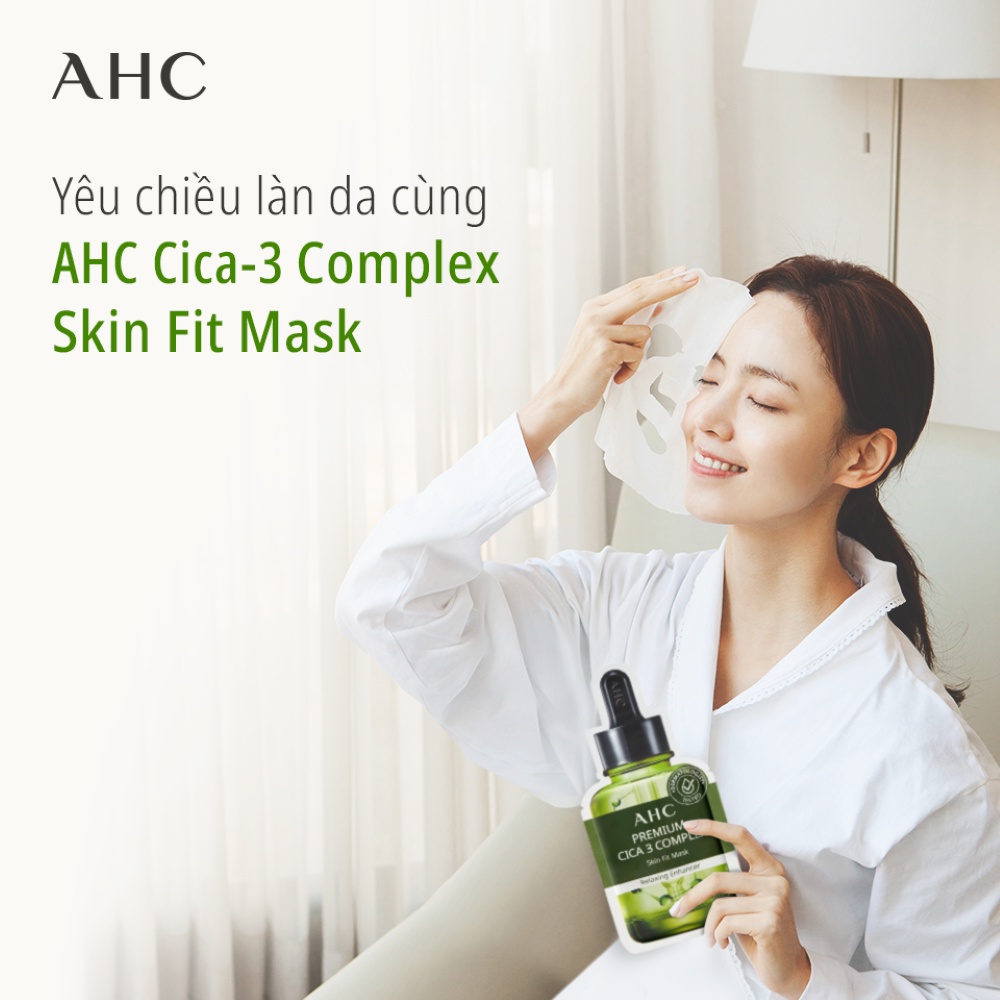 Mặt Nạ Giấy Phục Hồi Da Ahc Premium Cica-3 Complex Skin Fit Mask