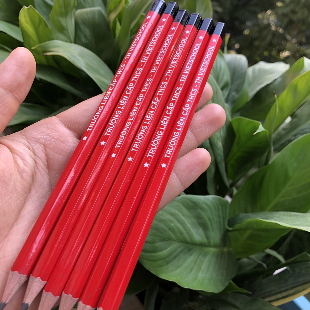 In ấn bút chì theo yêu cầu, làm bút chì giá rẻ cho học sinh, sinh viên