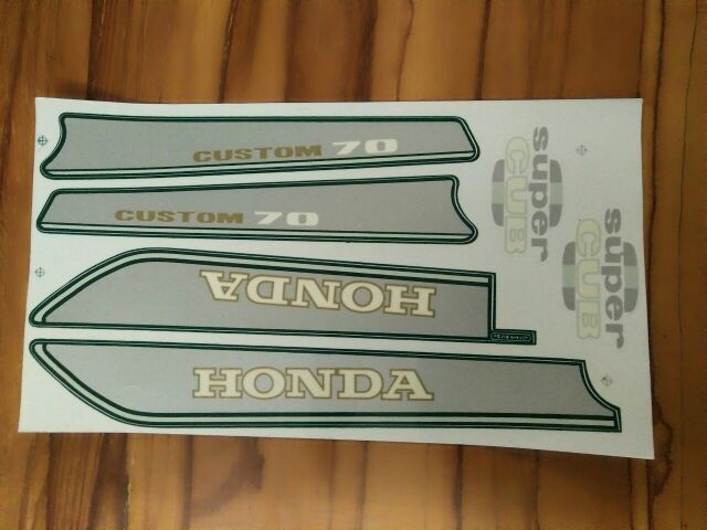 Bộ tem honda custom 70 đời 92